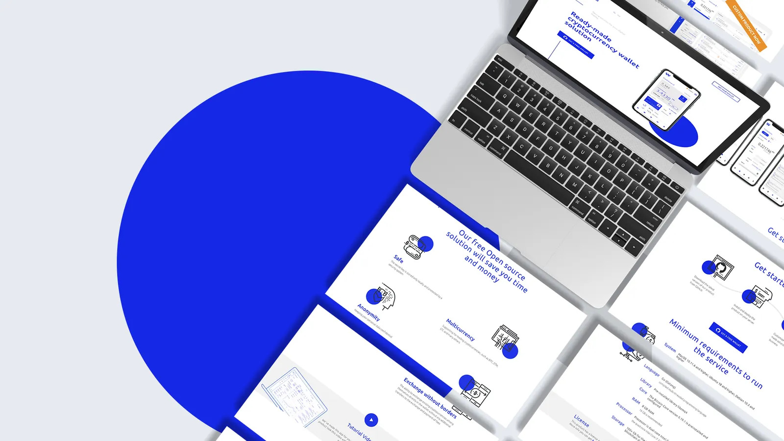 Landing page across devices