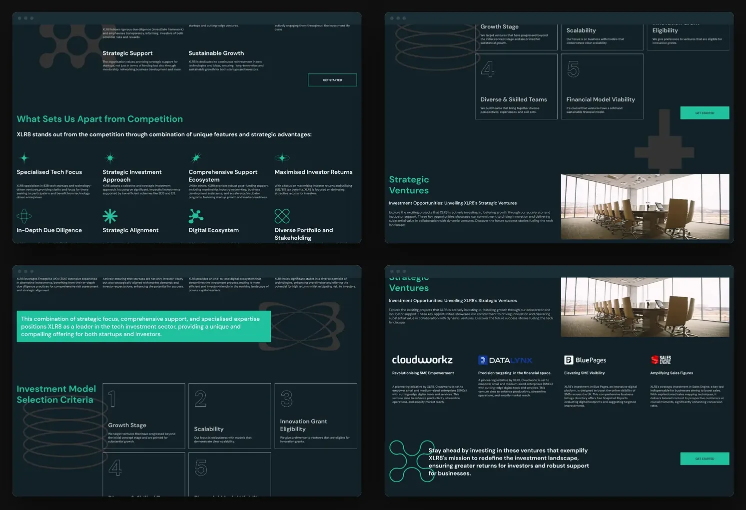 Website: hero and desktop pages